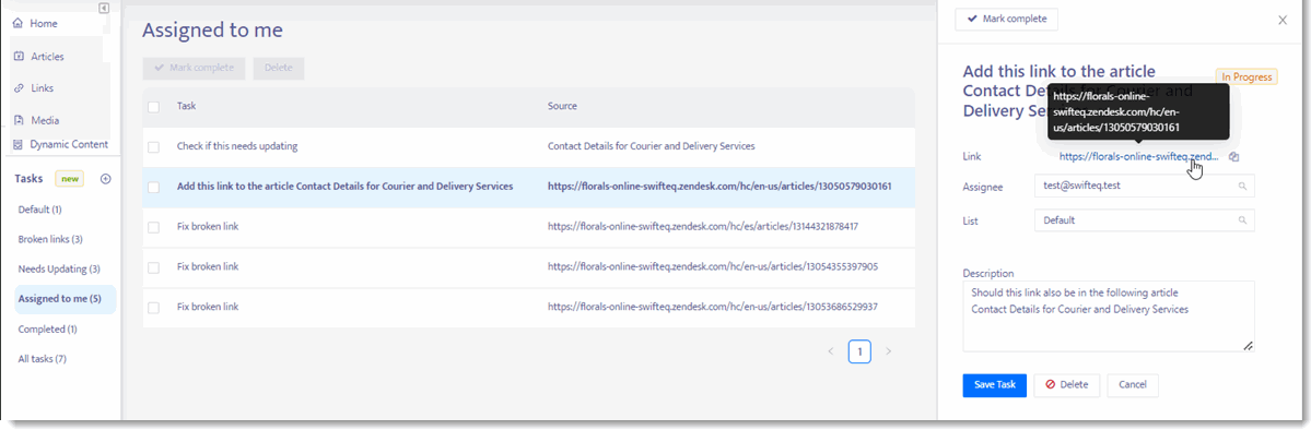 256 Tasks Lists Opening a Link Task.gif