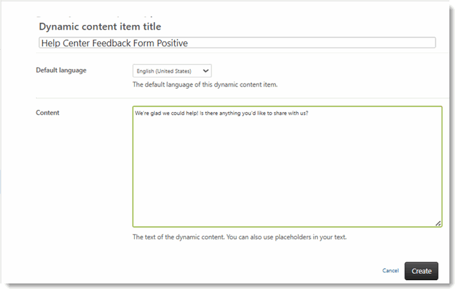 364 Analytics Create Dynamic Content Item in Admin Center.gif