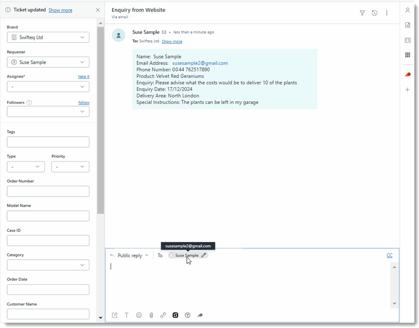 077 Example Workflow Extract Email Address and Change Requester Ticket.gif