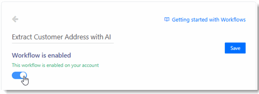 061 Example Workflow with AI for Customer Address Enable.gif