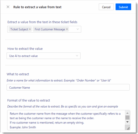 053 Example Workflow with AI for Customer Name.gif