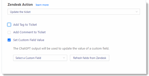 013 Configuration Zendesk Action Set Custom Field Value.gif